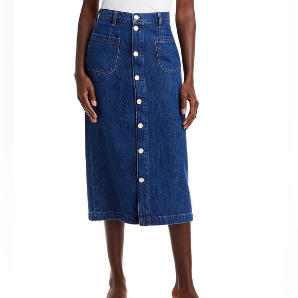 Frame denim skirt button front size 25 NEW,All Products : American Fashion Style Bags On Sale
